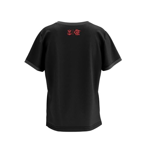Braziline Camiseta Flamengo Tradição, Infantil, Preto, P