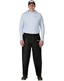 Frogg Toggs Pro Action Water-Resistant Rain Pant, Black, Size Medium