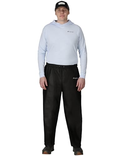 FROGG TOGGS Men's Standard Classic Pro Action Waterproof Breathable Rain Pant, Black, X-Large