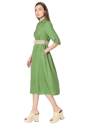 Image of VERO Moda Midi Shirt Dress for Women