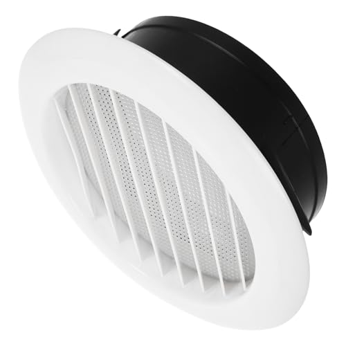 Couvercle de ventilation extérieur en ABS noir pour conduit de grenier et soffite