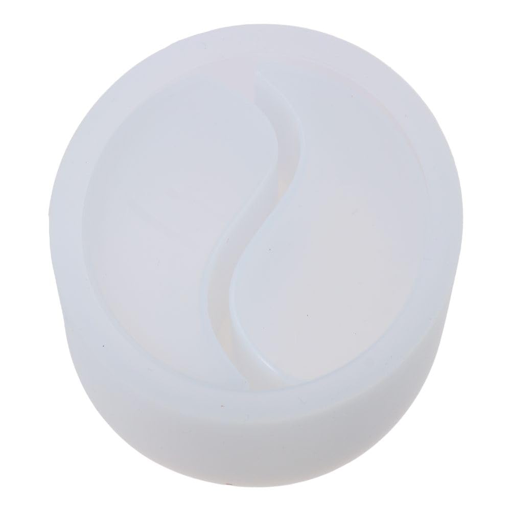 Yin Yang Candle Jar Silicone Mould Gypsum Resin Casting Silicone Mould for Candles and Storage Box DIY Craft Making - Image 3