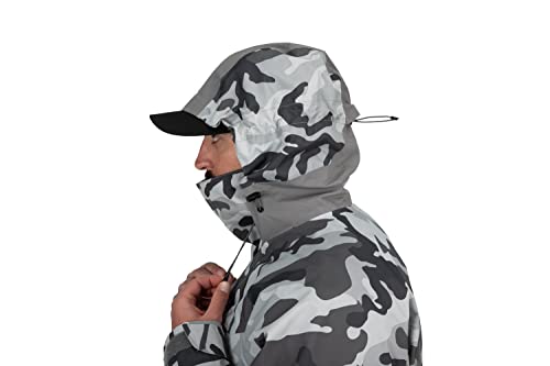 Simms Mens Challenger Waterproof Fishing Rain Coat - Woodland Camo Steel - Xx-Large #TOP4