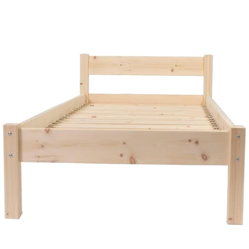 Futonbett 120 x 200 Tuga aus Naturholz von Holztech Amelie