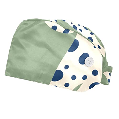 Chapeaux bouffants ajustables JDEZ avec bandeau anti-transpiration pour le travail