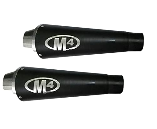 Image of M4 Silencer for All Type of Scooty and Bike | Bike Exhaust Silencer | Set of 2