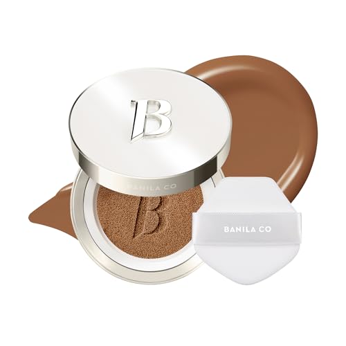 Image of BANILA CO Covericious Cover Cushion - Long-Wear, 36W MACCHIATTO (0.49 oz) | Pore Blurring & Seamless Finish | Up to 100HR Long-Wear Matte Foundation | 20 Inclusive Shades | Korean Cushion Foundation