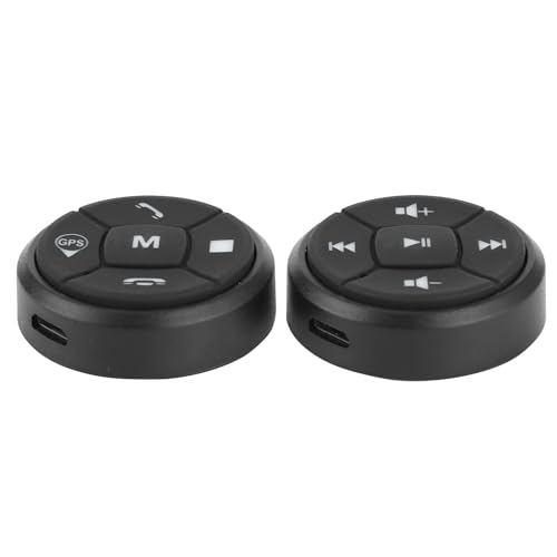 Controlador de Botón de Volante negro para GPS y música 2