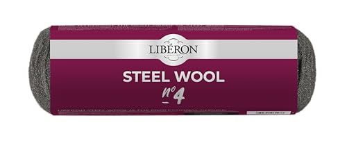 Libéron Steel Wool - Ideal For Heavy Cleaning - Perfect For Paint & Varnish Removal - Removes Rust - Grade 4 (Coarse) - 250g