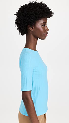 Image of Vince Women's Elbow Sleeve Crew Neck Top