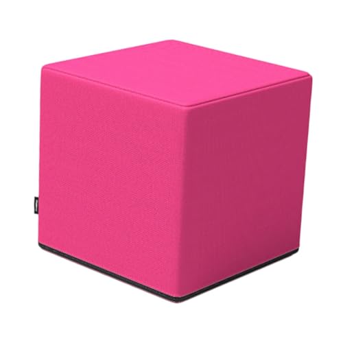Vaveren Yoga Block Yoga Brick Assistive Equipment Multifunction Portable Square Cube Stool for Indoor Sports Pilates Balance Training, Pink