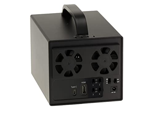 Disco duro externo carcasa USB 3.2 Gen 2 10G para 4 discos SATA RAID 64TB 4