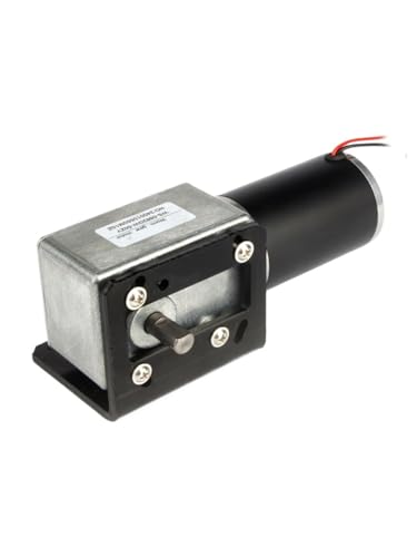 Moteur à engrenage vis sans fin couple massif 300kg.cm 24V motorisation 30rpm