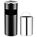 vidaXL Poubelle à Cendrier d'Hôtel Poubelle à Ordures Déchets Poubelle de Recyclage Restaurant Bureau Ecole Hôpital 30 L Acier Noir