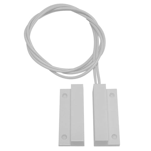 Image of 5 Sets Surface Mounted NC Magnetic Contacts Switch for Door /Window Alarm System with Double Side Tape (White)