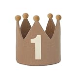 DCJHFJ Handmade Crown Hat 1st Birthday For Baby Boy Girl First Birthday Party Decoration 1st Brown Headband