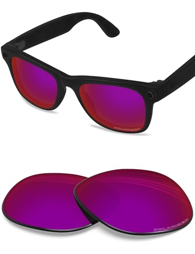 Image of BLAZERBUCK Photochromic Replacement Lenses Compatible with Ray-Ban Meta Wayfarer RW4008 | RW4012 (Gen 2) 53mm Smart Glasses