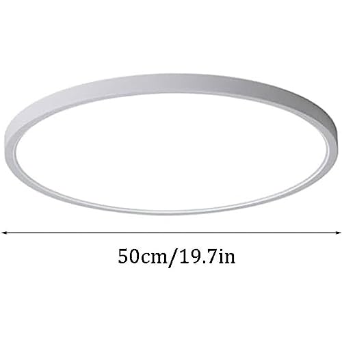 Plafonnier LED dimmable avec télécommande grand diamètre 50cm éclairage salon