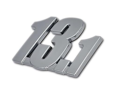 Image of Elektroplate 13.1 Half Marathon OEM Chrome Emblem for Cars, Trucks, and All Auto | Universal Fit at 2.9 inch x 2.0 inch | Weatherproof
