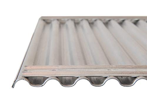 TEGLIA PER GRISSINI 60X40 CM LS 23 CANALI CON RINFORZO INFERIORE, PROFESSIONALE LS