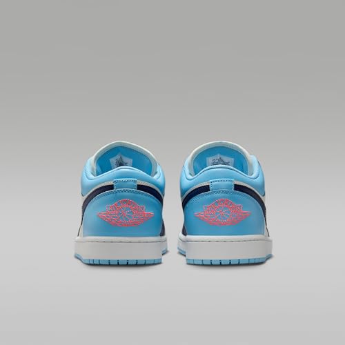 Image of Air Jordan 1 Low Men's Shoes (Sail /Blue Chill /Hot Lava /Blue Void)