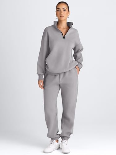 Image of AUTOMET Women's Sweatsuits 2 Piece Outfits Lounge Sets