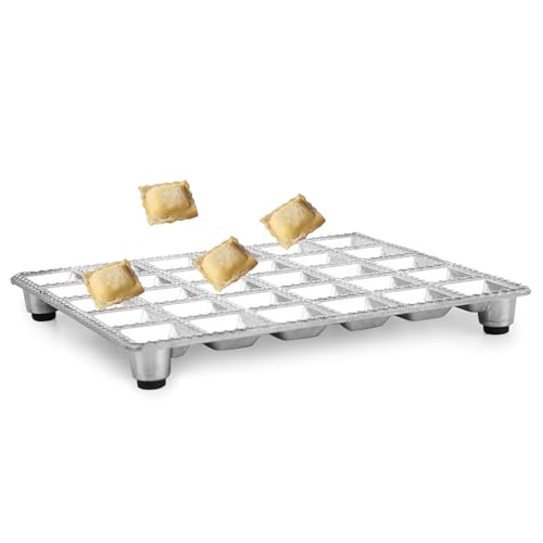 La Mejor Recopilación de Moldes para pastas de esta semana. 46 Pwshymi 30 Agujeros Molde para Raviolis de Acero Inoxidable, Máquina para Hacer Bolas de Masa Hervida con Ahorro de Energía para Cocina