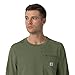 Carhartt Scrubs C16610 Men's Crewneck Long-Sleeve Scrub Top XX-Large Olive