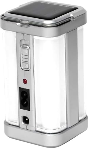 Image of 24 GHANTA 806s 4-Tube 360 Degree Extra Bright Electric & Solar Rechargeable Lantern Emergency Light (Multicolor)