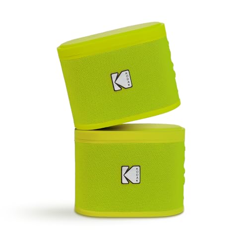 KODAK SOUNDBRIX™ Bluetooth Speaker with HD Sound Portable Wireless IPX4 Water Resistant Upto 5H Playtime V5.4 for Home Party Outdoor Beach Electronic Gadgets Birthday Gift Yellow Stackable Speakers
