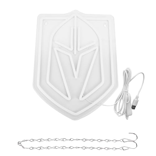 Image of Ice Hockey Neon Signs,Hockey Team Logo Light,Ice Hockey LED Sign,Sports Neon Lights,Hockey Light,Hockey Club Decor,Hockey Gifts for Boys,Ice Hockey Team Fans,Size 15.4 * 11.4 inches(FMXD140)