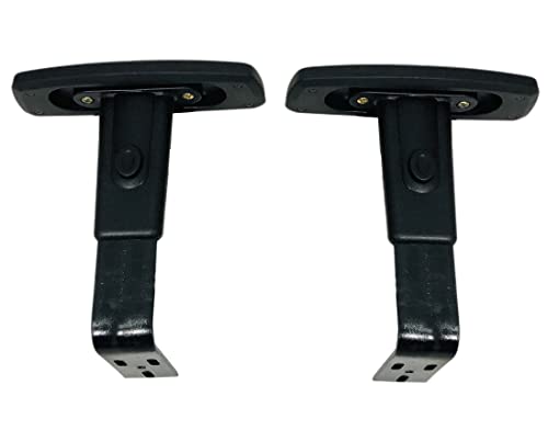 Image of GOYALSON Handle Office Chair revolving Visitor Chair Durable Handle Set nut Bolts & Key fit to Every Chair (Black, Adjustable Handle with Rectangular Pad)