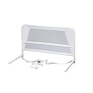 KidCo Children’s Toddler Mesh 39 Inches Long Bed Rail Guard for Twin, Double, Full Size Queen, and King Mattress, White