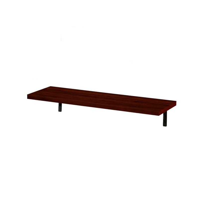 flux 20 Inch Wooden Floating Shelves for Wall, Home Decorative Shelf Wall Mounted Ledge Shelf for Bathroom, Bedroom, Living Room Home and Office (Pack of 1, Rustic Red)-image-4