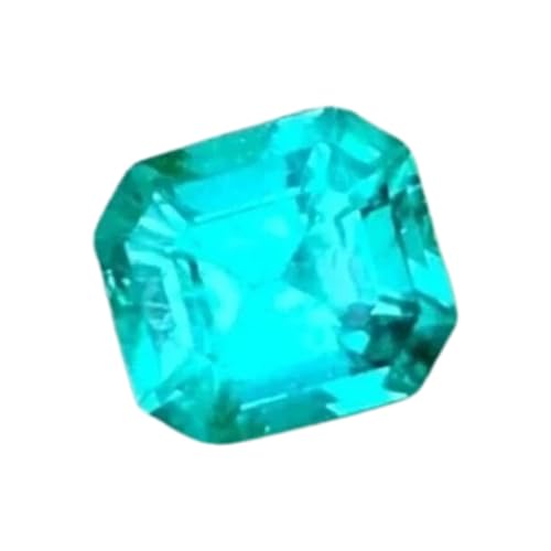 9.12 Ct Certified Natural Paraiba Tourmaline Neon Blue Asscher Cut Loose Gemstone Rare and Vibrant Gemstone for Fine Jewelry and Collectors