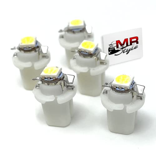 MR-Style Lot de 5 éclairages LED haute puissance compatibles avec Mercedes Classe A W168 + autocollant (blanc) Cover