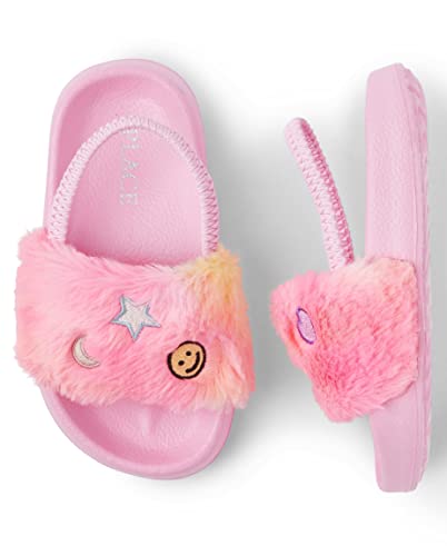 The Children's Place Girl's and Toddler Slides with Backstrap Sandal2