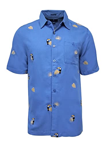 Weekender Sportswear Toucan Leaf Short Sleeve Travel Shirt