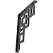 Ekena Millwork BKTM01X12X15SERASV Metal Bracket, 1 1/2" W x 12" D x 15" H, Antiqued Silver
