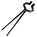 BetterForge 17" Z-Type Offset Blacksmith Tongs for Knife Making