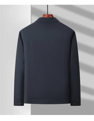 Men Business Jackets Classic Solid Casual Office Jackets Middle Age Social Trenchcoats Coats2