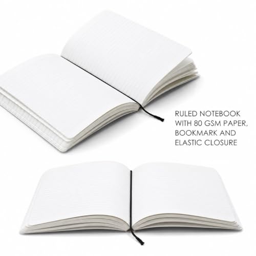Image of Personalised Diary with Name & Engraved Metal Ball Pen for Men & Women | Customised Hard Board Notebook with 150 Ruled Pages | Custom Diary Pen Gift Set for Employees, Diwali Gifts for Men & Womens Corporate Gifts - Future