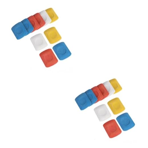 EXCEART 20 Piezas De Tiza De Colores Tiza Blanca Tiza Blanca Accesorios De Costura Marcadores De Tela Tiza Para Coser Pintura De Tiza De Sastre Suministros De Ropa Para Lavar