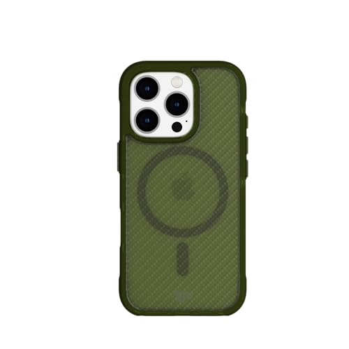 Image of Tech21 EvoArmor for iPhone 16 Pro Compatible with MagSafe - Impact Protection Case 21x Military Standard Tested in Green
