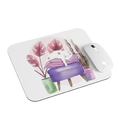 Image of Premium Non-Slip Mouse Pad | Smooth Fabric Surface | Anti-Skid Rubber Base | Office, Home & Gaming