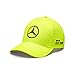 Mercedes AMG Petronas Formula One Team - Kids 2023 Lewis Hamilton Driver Hat - Neon Yellow - Size: One size