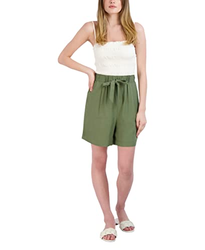 BCBGeneration Women's Relaxed Tie Waist Stretch Shorts #TOP23