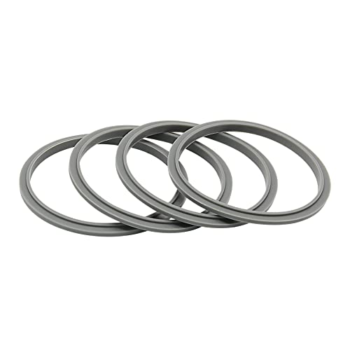 Gray Blender Gasket Replacement 600w and 900w Rubber Seal Ring for Ninja bullet Blender Series Accessories (4/pack)