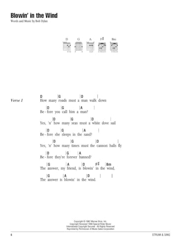 Campfire Folk Songs | Strum and Sing Guitar Songbook | 40 Popular Folk Songs for Guitar | Chords and Lyrics for Acoustic Guitar Players | Easy-to-Follow Guitar Sheet Music for Campfire Jams - Image 7