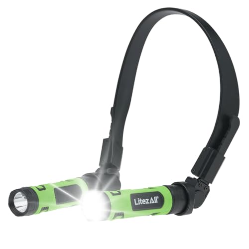 Lampe tour de cou rechargeable LitezAll 25515 100 lumens pour lecture